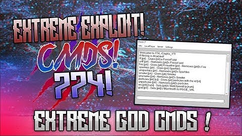 [OMFG] ✅ EXTREME ROBLOX HACK/EXPLOIT! ✅ | 774 ! | INSANE WORKING EXPLOIT/HACK WITH EXTREME GOD CMDS