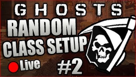 "I Can See You!" - Random Class Setup #2 - (COD Ghost Multiplayer Live)
