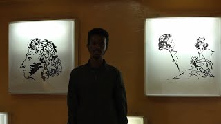 Акция «Читаем пушкинские строки». Слушатель курсов русского языка Русского дома (Эфиопия) видео