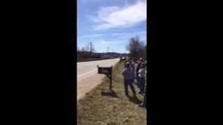 Procession For Fallen K9 Officer, "Maros"
