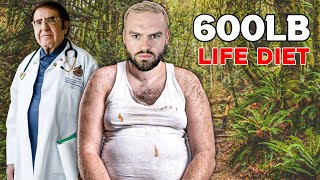 Weight Loss Expert Does The My 600lb Life Diet - 1200 CALORIES!