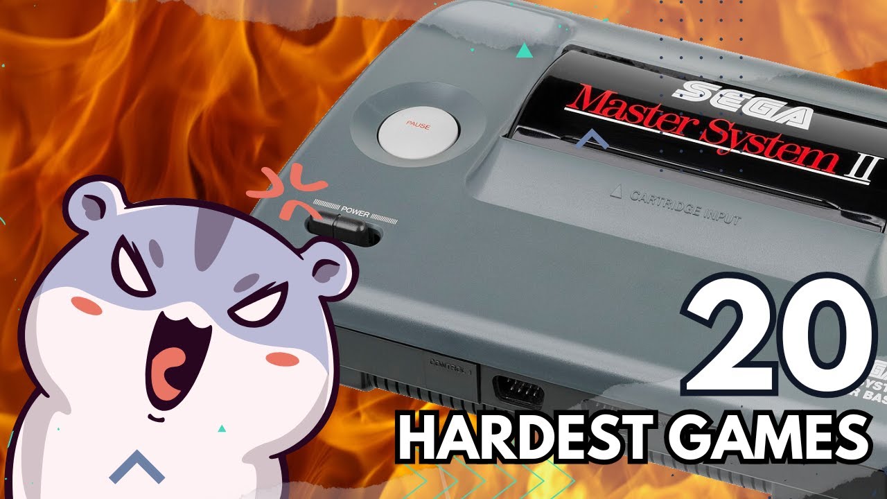 😡 20 of the HARDEST 🔵 Sega MASTER SYSTEM games | Have you BEAT any❓