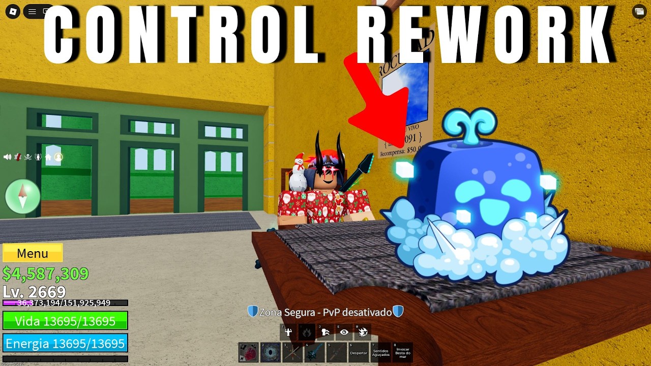 OQUE OFERECEM na CONTROL REWORK ANTES do REWORK no Blox Fruits - YouTube
