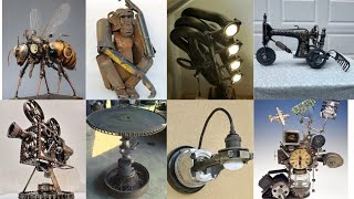 From Scrap To Soul Art: Transforming Metal Into Timeless Decoreavy Machine Parts Artdecor Ideas