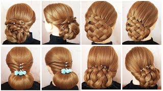 4 Braided Low Bun Hairstyle For Ladies ❤️ Achieve Dream Bridal Hairstyle With Trick by Coiffures Simples 849 views 8 days ago 10 minutes, 9 seconds