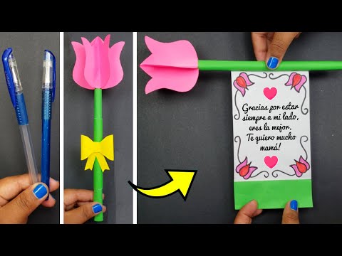 Video: „Pasidaryk pats“popierinės atvirutės Motinos dienai