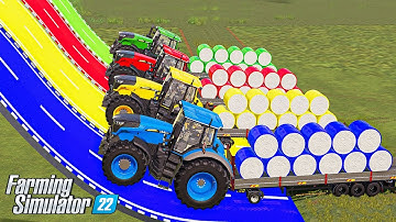 LOADER OF COLORS ! FENDT TRANSPORTING & CORN LOADING & SELLING with BIG CRAWLER TRACTORS! FS22