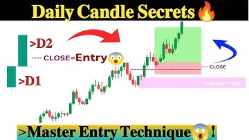 Best Entry Technique with Daily Candle Secrets for Intraday Trading🔥