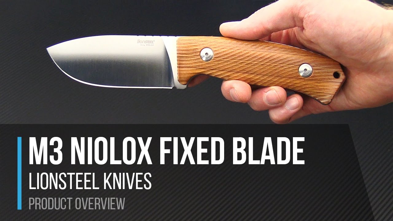 lionSTEEL M3 Niolox Fixed Blade Overview - YouTube