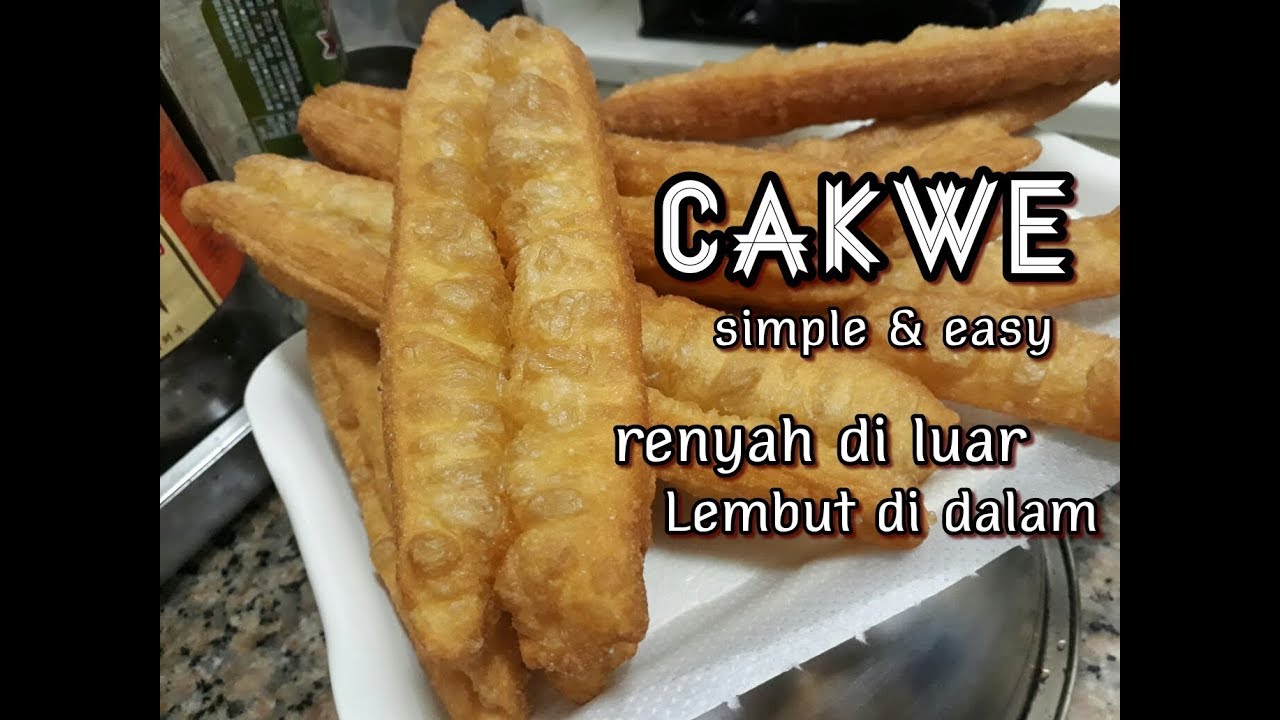  Cara  mudah membuat  Cakwe  Resep cakwe  goreng YouTube