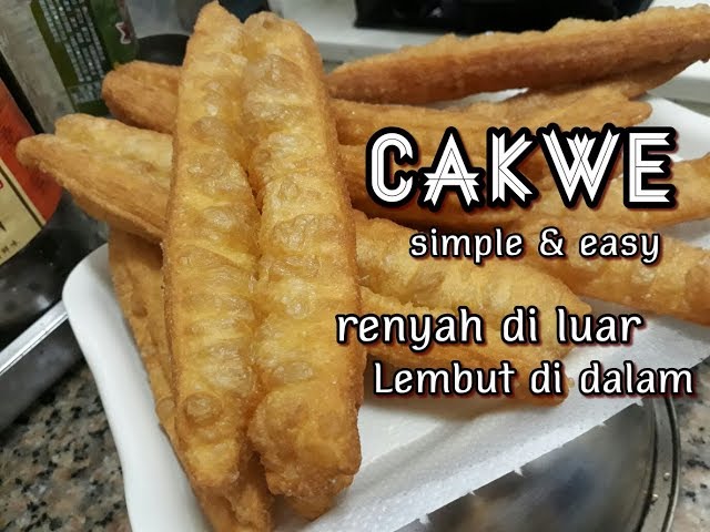 Cara Mudah Membuat Cakwe Resep Cakwe Goreng Youtube