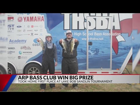 Arp High School Bass club wins Lake Bob Sandlin tournament