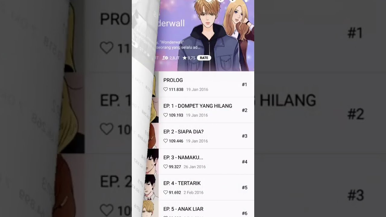 Rekomendasi webtoon terbaik baper wajib bacaaa!!!  