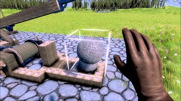 Medieval Engineers Triple Rope Torsion Spring Catapult
