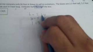 Estimating Area, Volume and Circumference