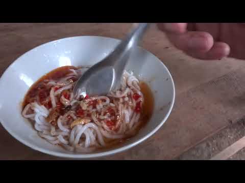 ก๋วยเตี๋ยวพม่า สะพานอูเบ็ง Myanmar noodle soup