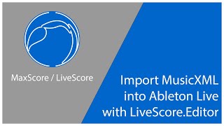 MaxScore - musicxml import
