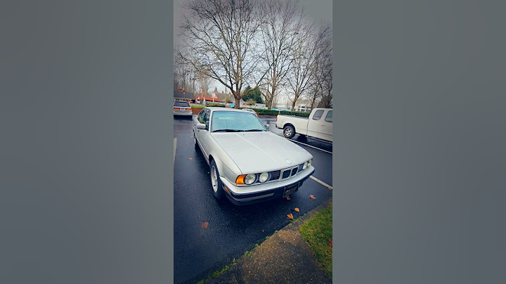 сыновья подарили папе BMW 535il