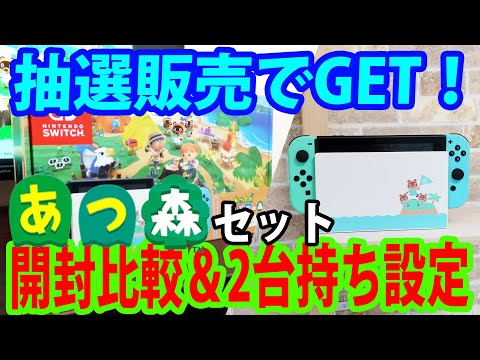 エディオンの抽選販売でゲット】あつまれどうぶつの森セットSwitch本体