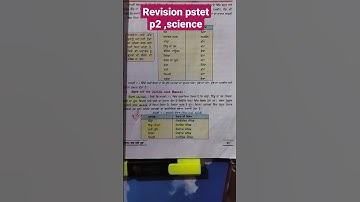 revision for pstet paper 2,science