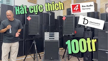 Dàn 4Acoustic X12 Kết Hợp DB LX8 - Chơi Nhạc Cực Mạnh