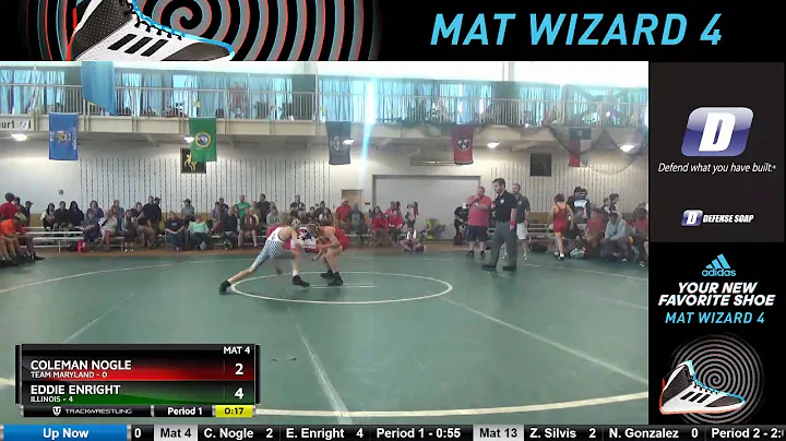 Mat 4 87 Coleman Nogle Team Maryland Vs Eddie Enri...
