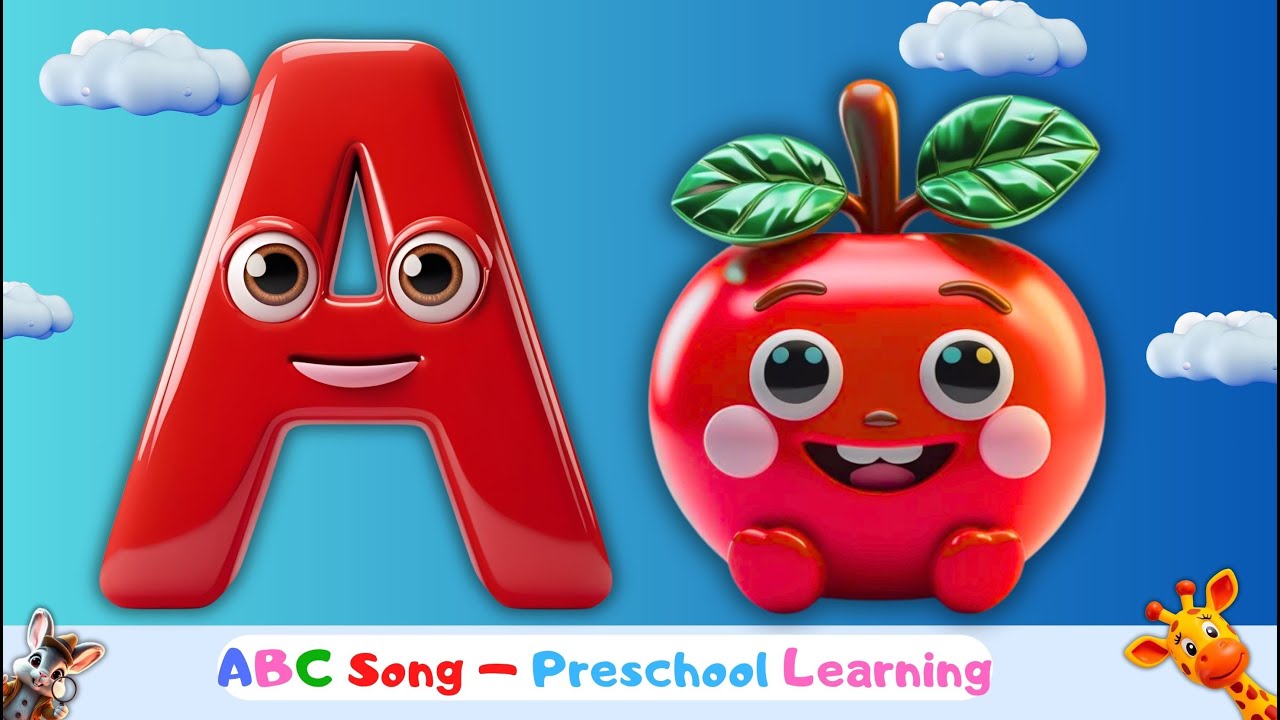 🌈 A to Z Alphabet Song + Colors & Shapes | ABC Phonics Song for Kids 🎶
