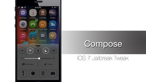 Compose: Cydia Tweak that lets you quickly compose straight from your control center - iPhone Hacks