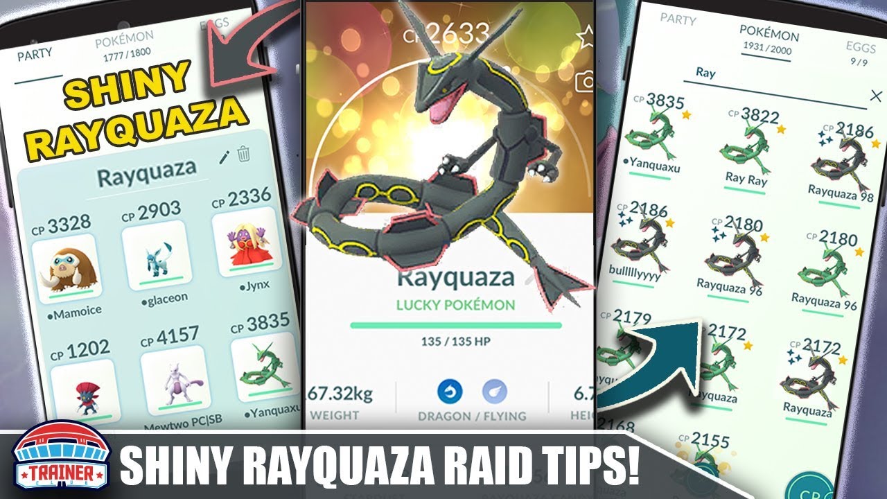 Pokémon Go' Shiny Rayquaza Raid Event: Start Time and Best Counters
