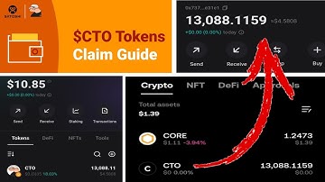 How to Claim Satoshi CTO tokens into your OKX or Bitget wallet | Step by step guide