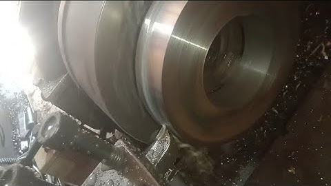 Turning operation in lathe machine m.s flanch #lathemachine #metallathe #machine #machineshop