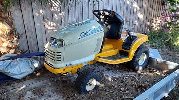 Cub Cadet Series 2000 (Hard Starting) Cold Start After Sitting 8 Months