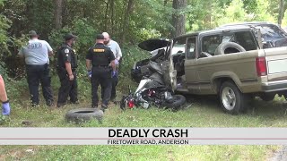 Coroner responds to crash on Firetower Rd. in Anderson Co.