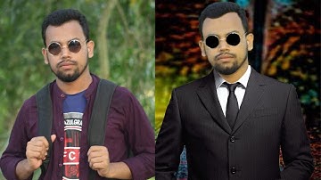 How To Add Clothes In Photoshop Tutorial  |  Change clothes  |  dress