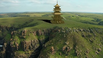 3D Japanese Temple Model Made In Adobe After Effect By VFXVermaOfficial Shorts @neerajvermatempletun