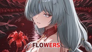 Nightcore - Flowers (Lyrics)