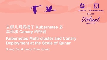 Kubernetes Multi-cluster and Canary Deployment at the Scale of Qunar - Sheng Zou & Jenny Chen, Qunar