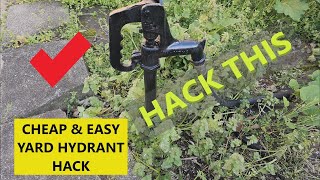 HOW TO FIX A YARD HYDRANT  NO WATER COMING OUT | #YARDHYDRANT