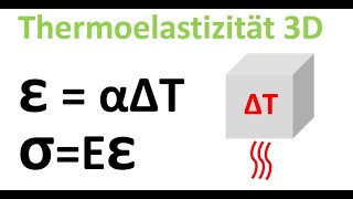 Thermoelastizität | Berechnung Temperaturdehnung & Temperaturspannung| Technische Mechanik