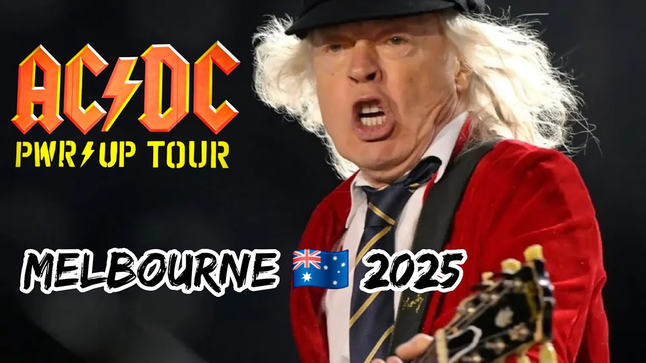 AC/DC – Back in Black MELBOURNE TV PRO SHOTS | Power Up-Tour 2025 - YouTube