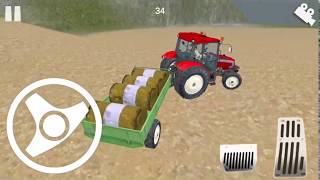 Tractor Driver 3D Farming Simulator #3 gerçek Traktör oyunu traktör videosu traktör römork çekme screenshot 5