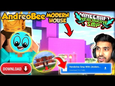 HOW TO DOWNLOAD @AndreoBee WORLD IN HEROBRINE SMP MINECRAFT | HEROBRINE ...