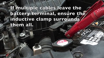 Starter amperage test