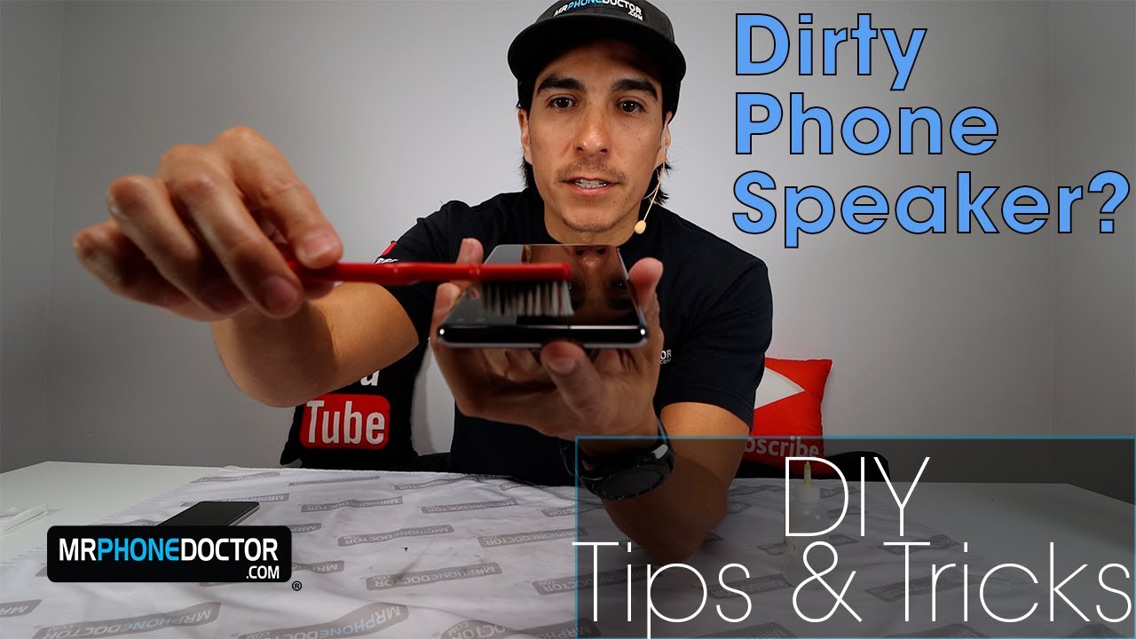 Low Ear Speaker Volume? How to Properly Clean Your iPhone or Samsung Ear  Speaker DIY