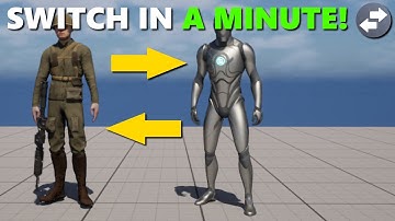 Switch Character In Less Than A Minute In Unreal Engine 5