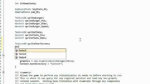 XNA 4 Course I Ch 06 02 AddingStartAndEndScreenSprites