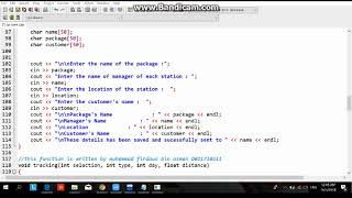 Computer Programming(C++)  - Mini Project: Shipment Management