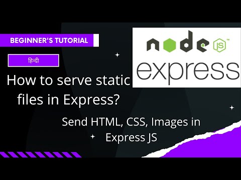 How to serve static files in Express? Serving static files in Express | Serve static files from Node