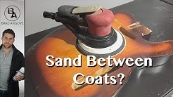 Do you need to sand between coats of paint? 
