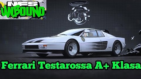 Ferrari Testarossa A+ Klasa. Need for Speed Unbound Online Gameplay.